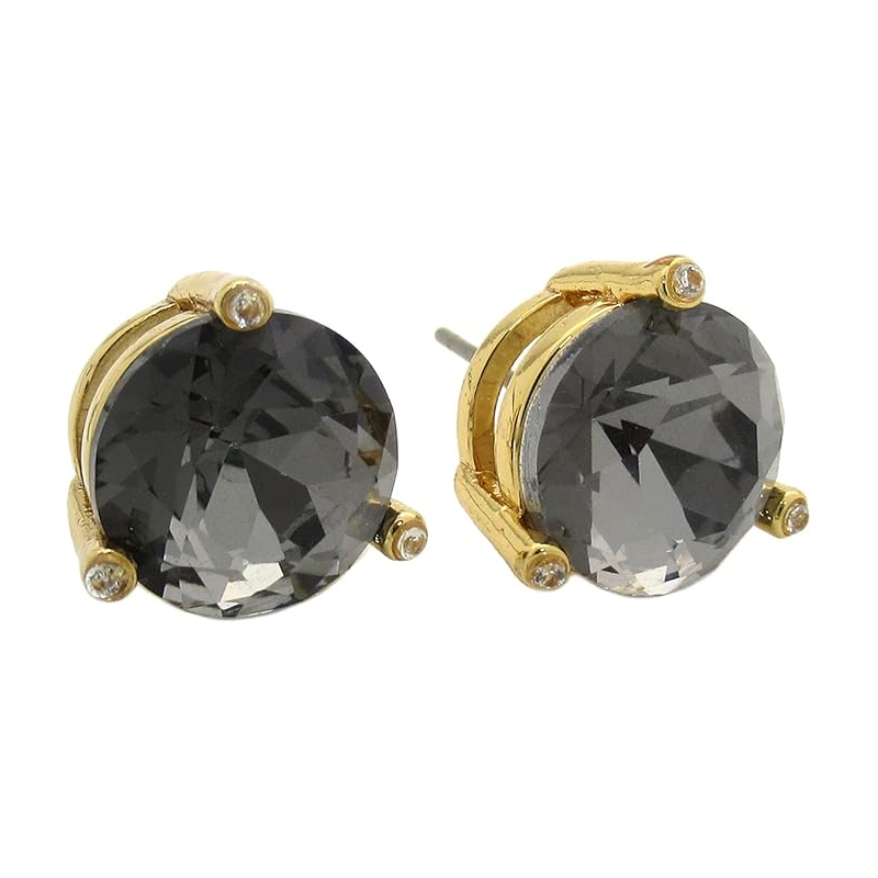 ピアス イヤリング  ジュエリー レディース 円形  ブラック×ゴールド[ケイトスペード]