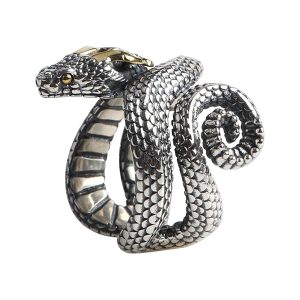 スネーク 蛇 リング スターリングシルバー925