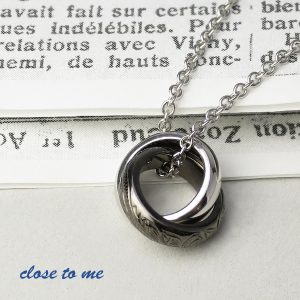 シルバー925 ハワイアンジュエリー ダブルリング close to me